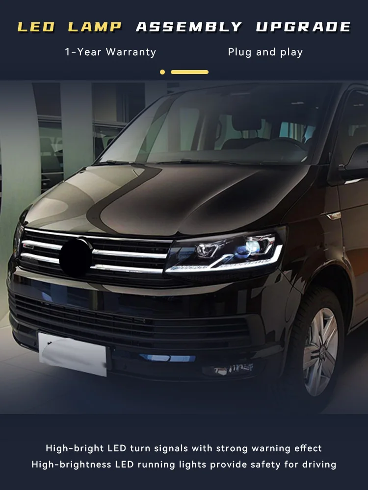 LED-koplampen Mistlampen Voor VW, Voor Transporter T5, Voor Caravelle, Voor Multivan, Voor Crafter, Auto-accessoires Mistlampen (Kleur : 1Pc Left