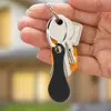 6pcs Portable Key Shopping Cart Trolley Tokens Metal Small Tokens Keychain Shopping Cart Token Pendant Trolley Tokens Solver 4