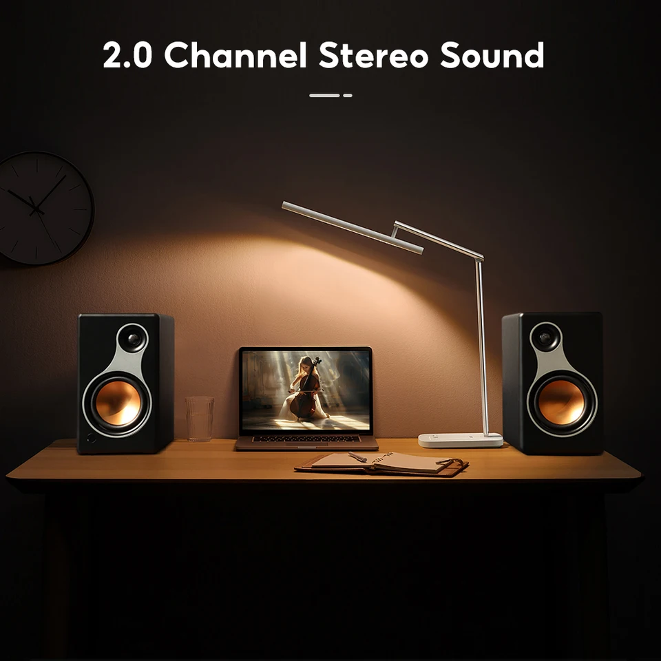 AIYIMA S500 クラシック本棚スピーカー Bluetooth ワイヤレス 120