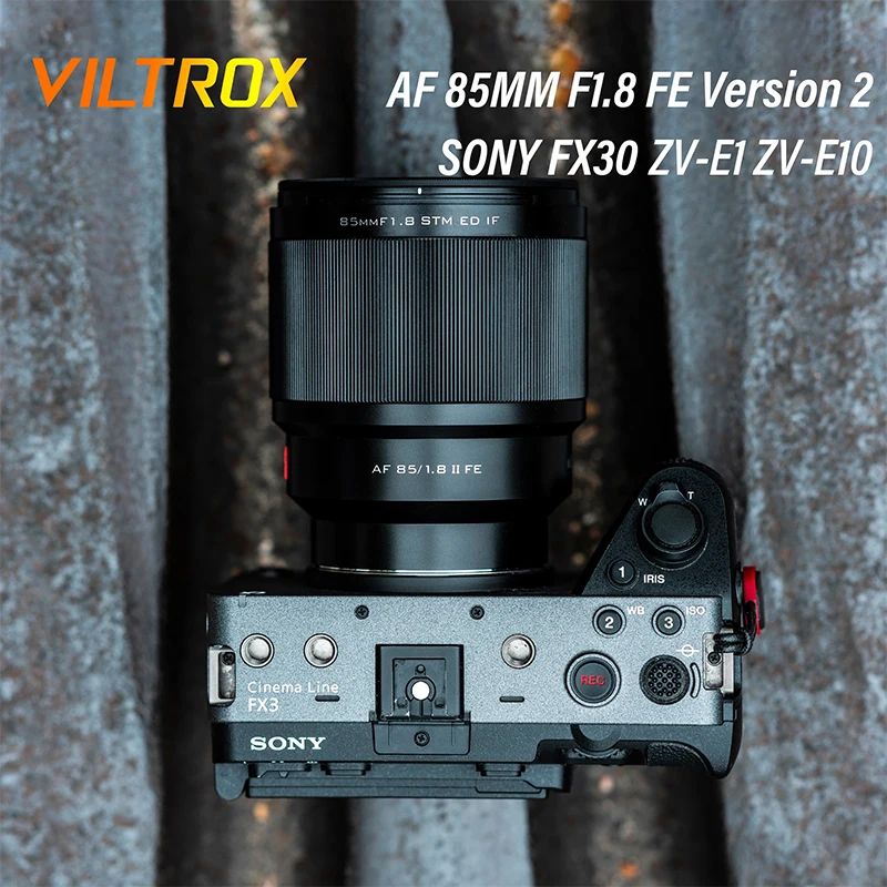 Camera Lens Viltrox AF 85mm F1.8 E X II Z I Auto Focus Full Frame Mirrorless for Sony ZV1 A7IV A7III A7 Nikon Z 85 1.8