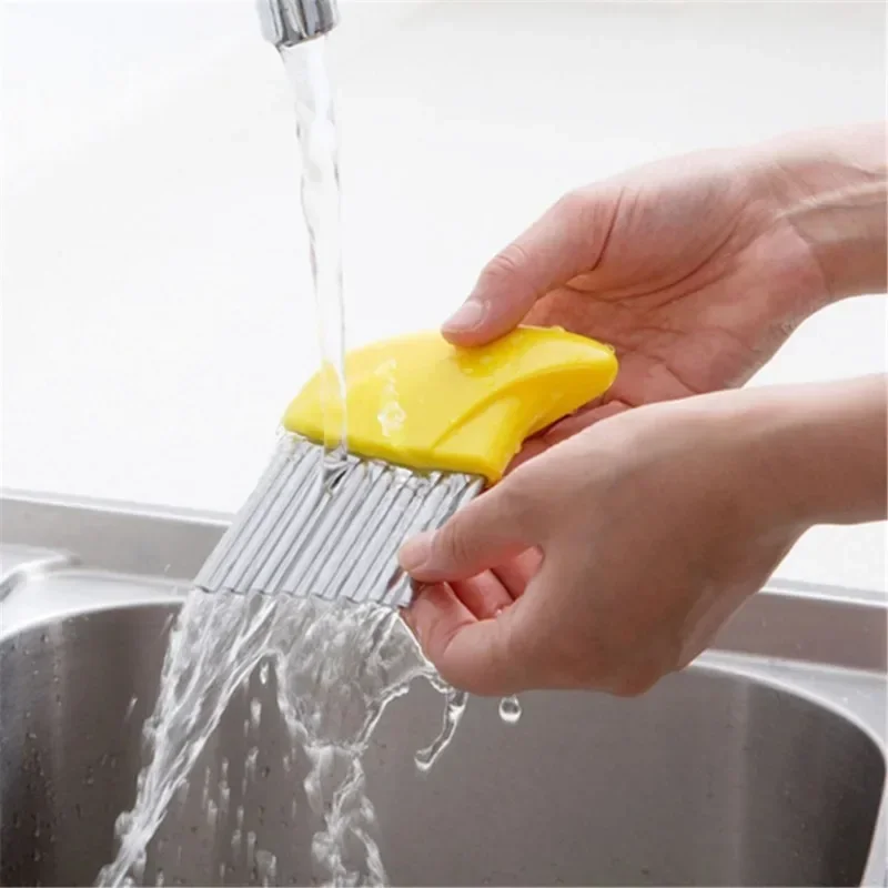 Chopper French Fries Maker Tool Stainless Steel Potato Chip Slicer Dough Vegetable Fruit Crinkle Wave Slicing Knife Fries Tools