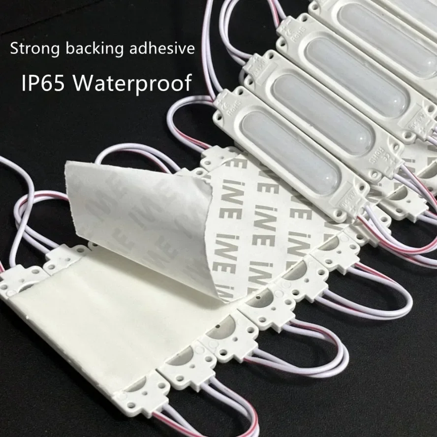 RGB Flowing Light Led Module 20/lot 12V Highlight Waterproof IP65 Foldable COB Light Strip Backlight Shop Banner Car Decoration