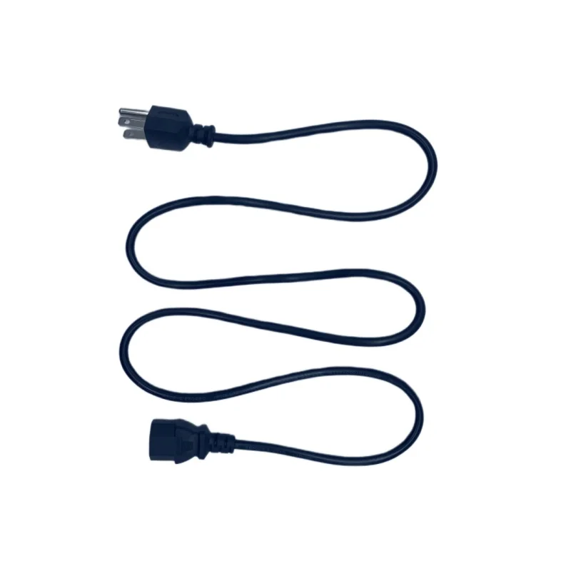 Durable Black 3-Prong AC Power Cord - 10 Amps, 240 Volts, 1.2m Length
