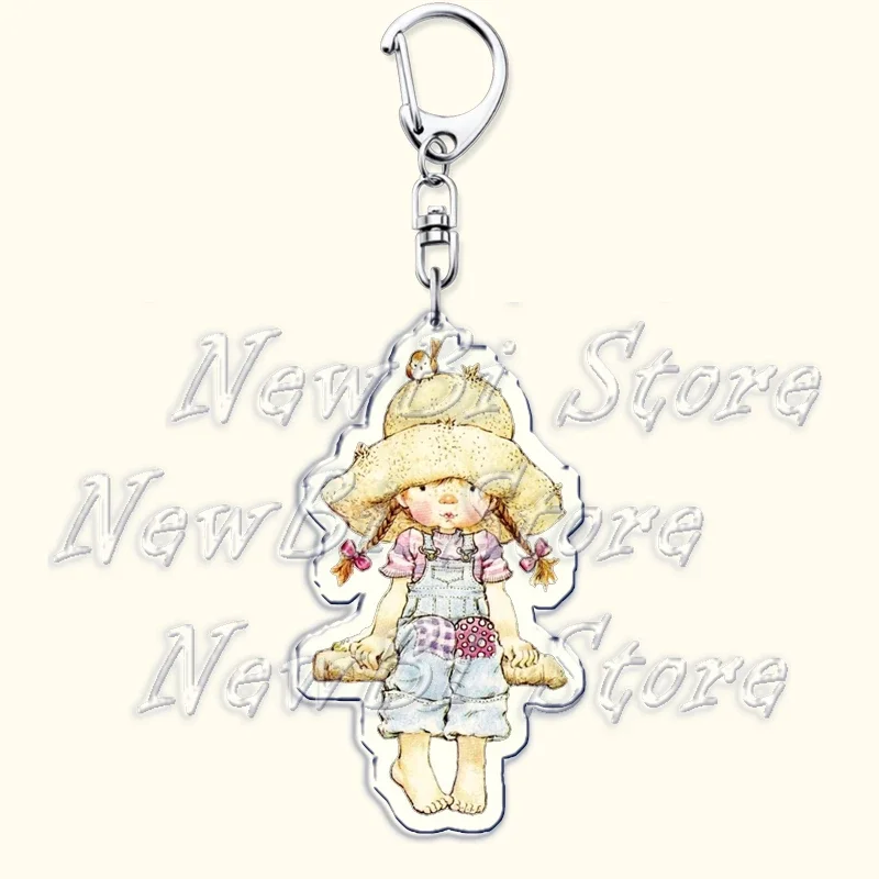 Retro Kunst Vintage Liebe Mädchen Junge Schlüssel anhänger für Zubehör Tasche Poesie Blume Illustration Schlüssel anhänger Schlüssel ring Schmuck Fans Geschenke – Detail 22