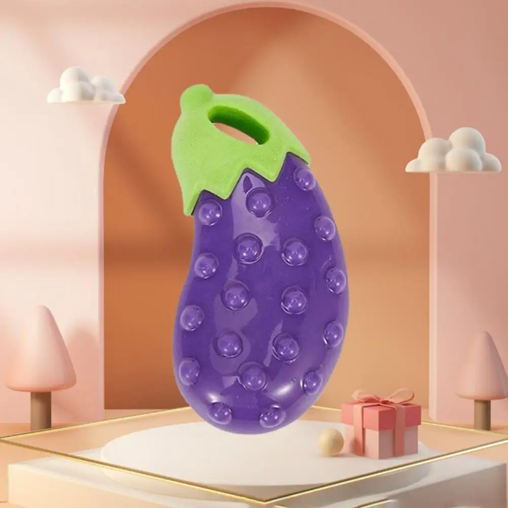 

Игрушка для зубов и собак, игрушка-прорезыватель для зубов, игрушка-жевательная игрушка для тренировок, милая кукуруза, морковка, баклажан