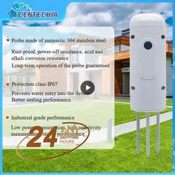 1~8PCS Smart Soil Temperature And Humidity Meter Highly Efficient Easy Installation Garden Irrigation Monitoring Sensor