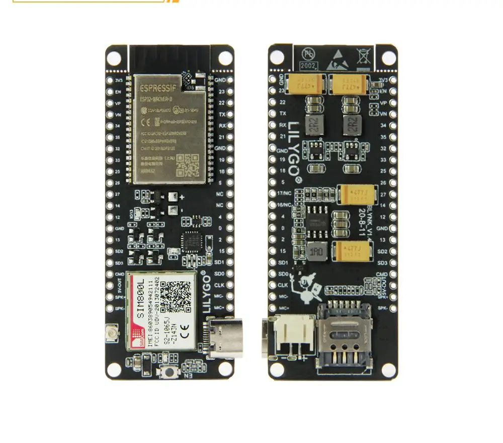 

T-Call V1.4 SIM800L ESP32 Wireless Module SIM Antenna SIM Card Module WiFi Bluetooth LILYGO® TTGO