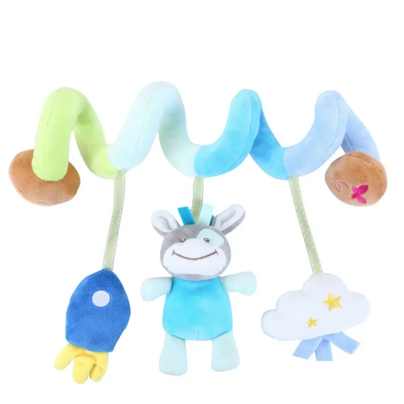 Baby Rattles Mobiles Educational Toys For Children Activity Spiral Crib Toddler Bed Bell Baby Playing Kids Stroller
