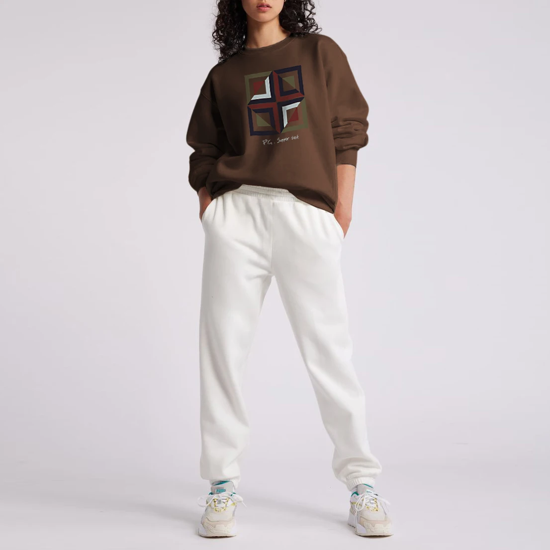 PG New Casual Sweatshirts Men Or Woman Hoodies 2025 Pullover Streetwear Solid Hoodie Basic Crewneck Hoody Hoodies 2