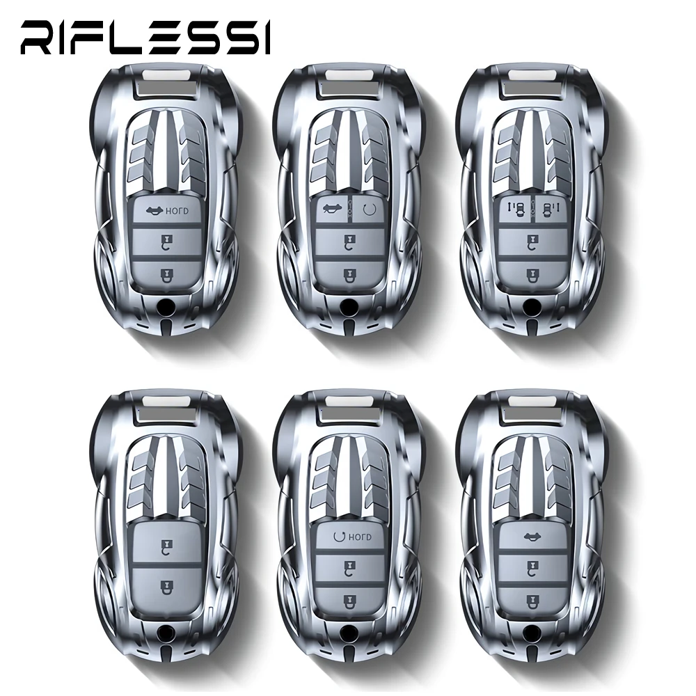 1 x Zinc Alloy Car Key Cover Case For Honda CRV CR V Civic Accord HR V