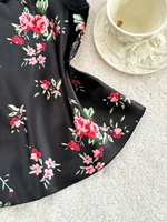Ensemble 2 pièces pour femmes, haut et pantalon en dentelle imprimés, élégant et romantique, confortable et respirant, vêtements pour femmes 6