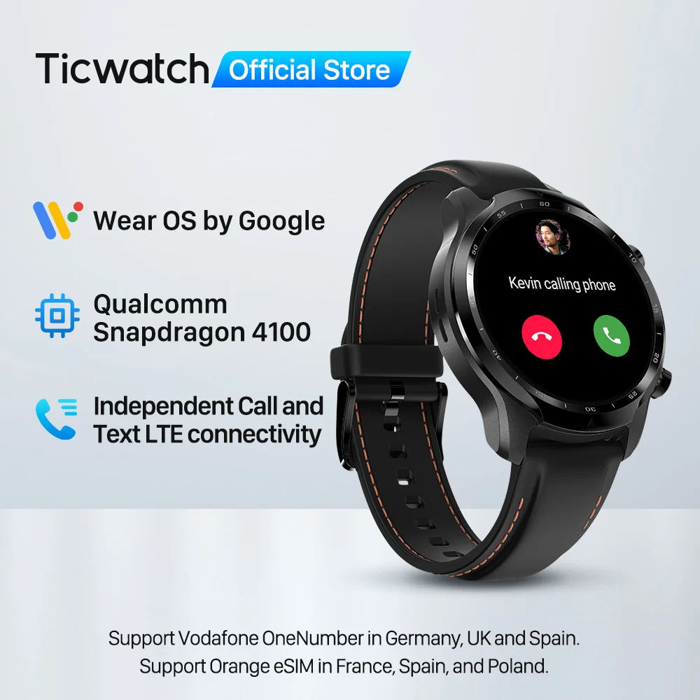TicWatch Pro 3 LTE Wear OS Smartwatch Vodafone DE/UK orologio sportivo da  uomo Snapdragon Wear 4100 8GB ROM da 3 a 45 giorni durata della  batteria|Smart Watches| - AliExpress