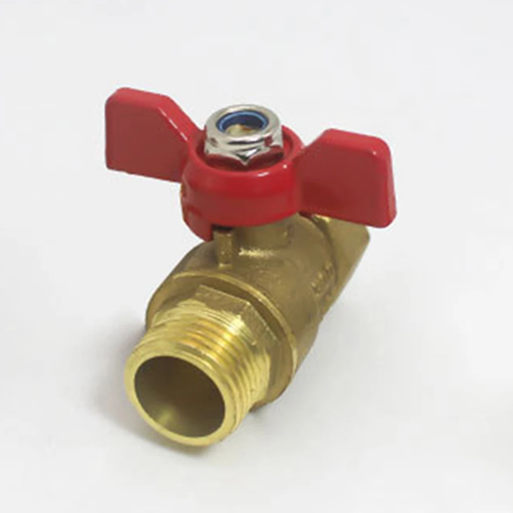 

Valve Heavy Duty 1/2" Brass Garden Hose Shut Off Valve For Maximum Water Flow Easy Gardens Watering Irrigation Connector Part
