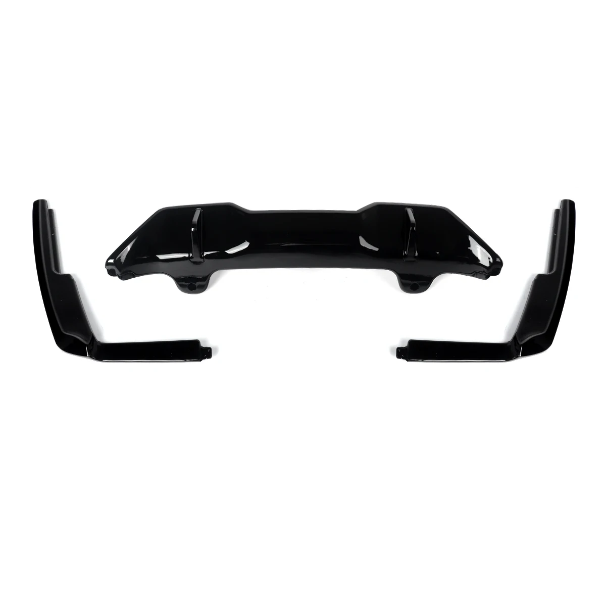 Lyjstore Kompatibel für BMW F44 2er-Serie 228i 220i M235i M Sport 2020–2023 Frontspoilerlippe in Carbonfaser-Optik/schwarz glänzend untere Splitterlippe