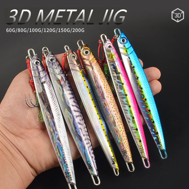 Set Di 5 Jig Verticali Colt – Pesi Selezionabili (28g,42g,60g,80g,120g,150g) Per Predatori