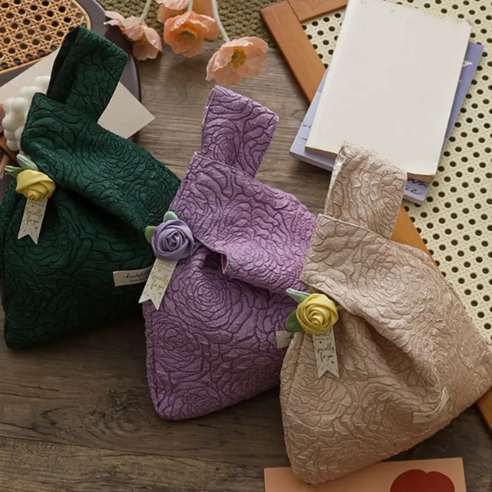 Party Accessory Chinese Style Candy Gift Bag Cloth Handheld Candy Storage Pouches Flower Gift Storage Bag Engagement Gift