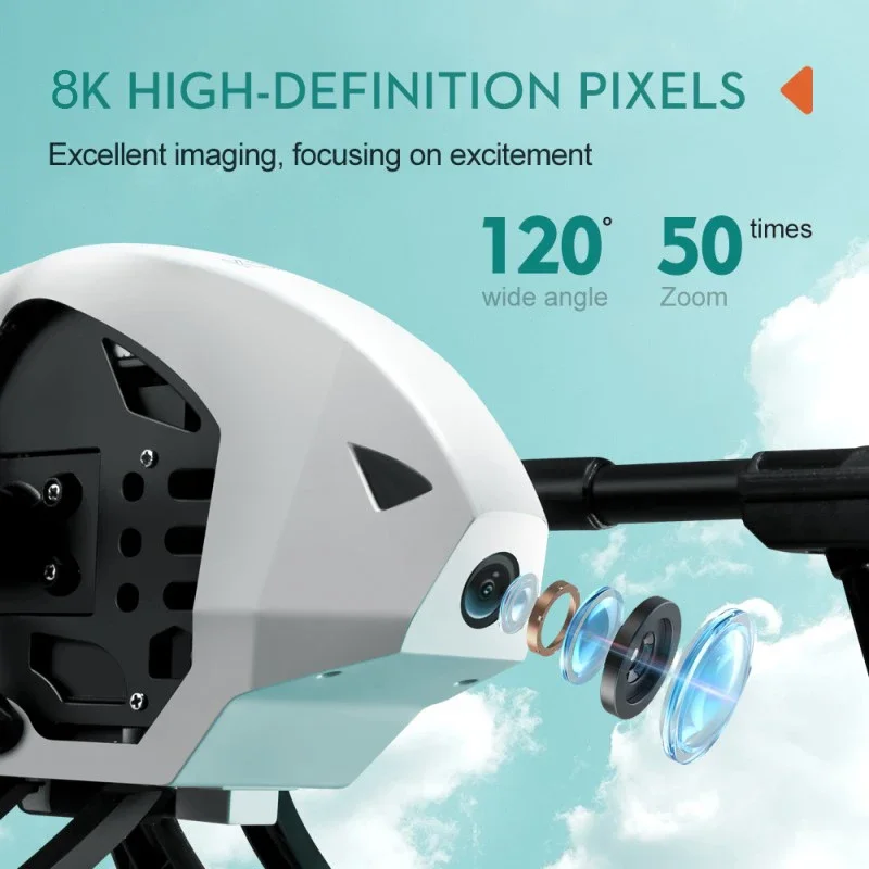 KS66 미니 드론, 4K 전문 8K HD 듀얼 카메라, 5G 와이파이, 광각 광학 흐름 현지화, 브러시리스 모터, RC 쿼드콥터, 신제품