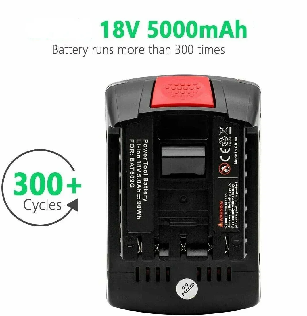 For BOSCH 18Volt 6.0Ah LITHIUM-ION BATTERY GBA18V Professional GBA GSR GSB BAT609 (KC) Rechargeable Battery power tool battery rechargeable battery