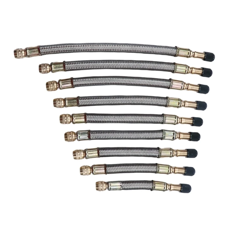 

Braided Flexible Hoses Tire Valves Inflatable Hoses Tyre Valves Stems Extension Tube drop shipping