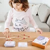 1Set Matchstick Puzzle Games Montessori Match Stick Educational Toy Math Toys IQ Brain Teaser Puzzles Early Educational Toys 2