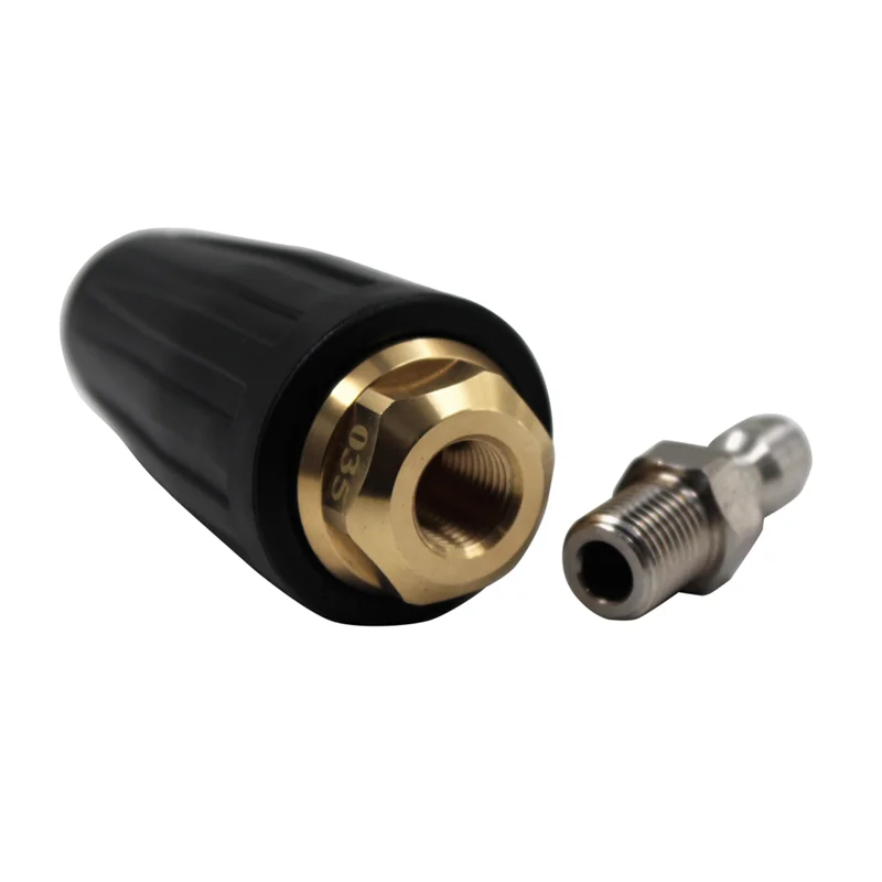 360 Spruzzatore Rotante Con Ugello Turbo Con Attacco Rapido Da 1/4 "Accessori Per Idropulitrice Ad Alta Pressione Da 3000 Psi In Ottone