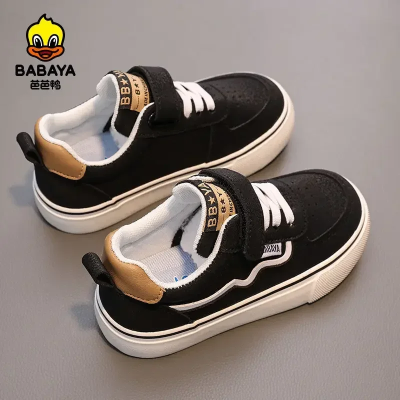 Babaya Children's Canvas Shoes Soft Sole Casual Shoes 2023 Spring New Boys' Canvas Shoes Children's Board Shoes 4