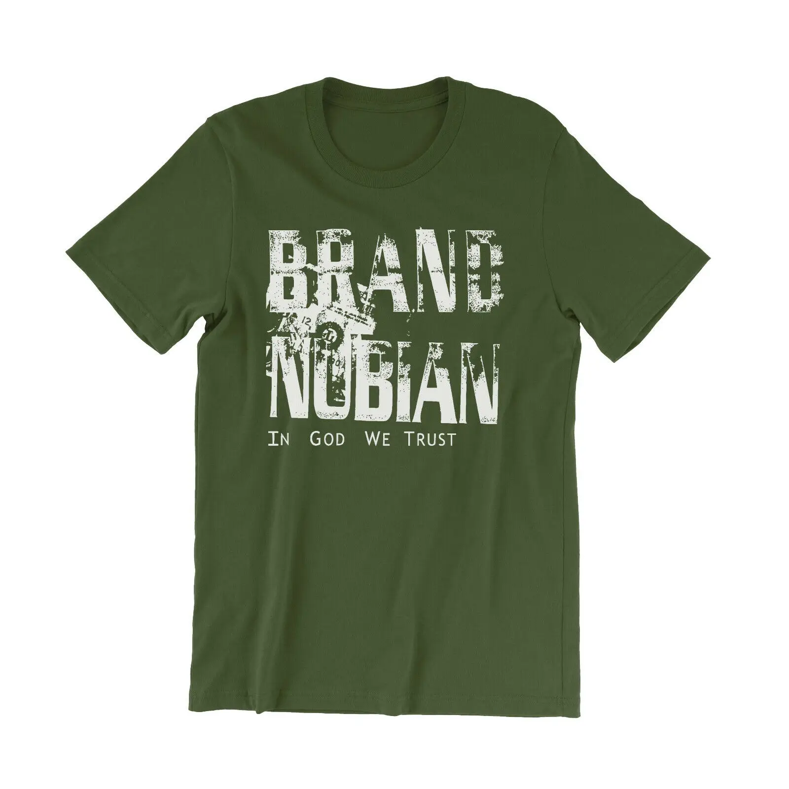 T-Shirt Nubian Di Marca-In God We Trust 90'S Hip Hop Sadat X Punks Jump Up