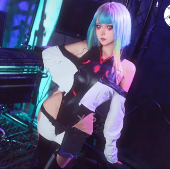 Anime Lucy cyberpunk cosplay Edgerunners Lucy cosplay costume sexy cosplay Lucy uniform Halloween performance costume 1