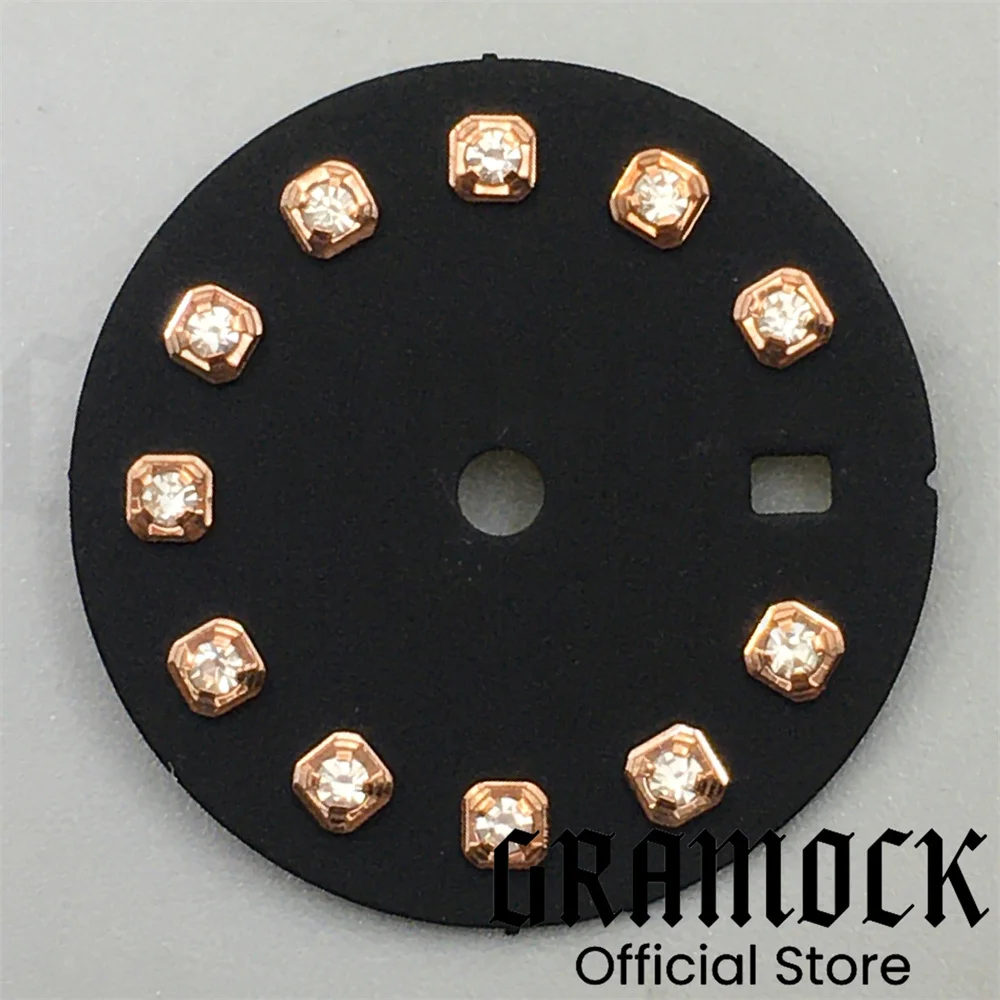 Multicolor Sunburst Gradient Watch Dial with Diamond Markers and Date Window for Automatic Women's Watch