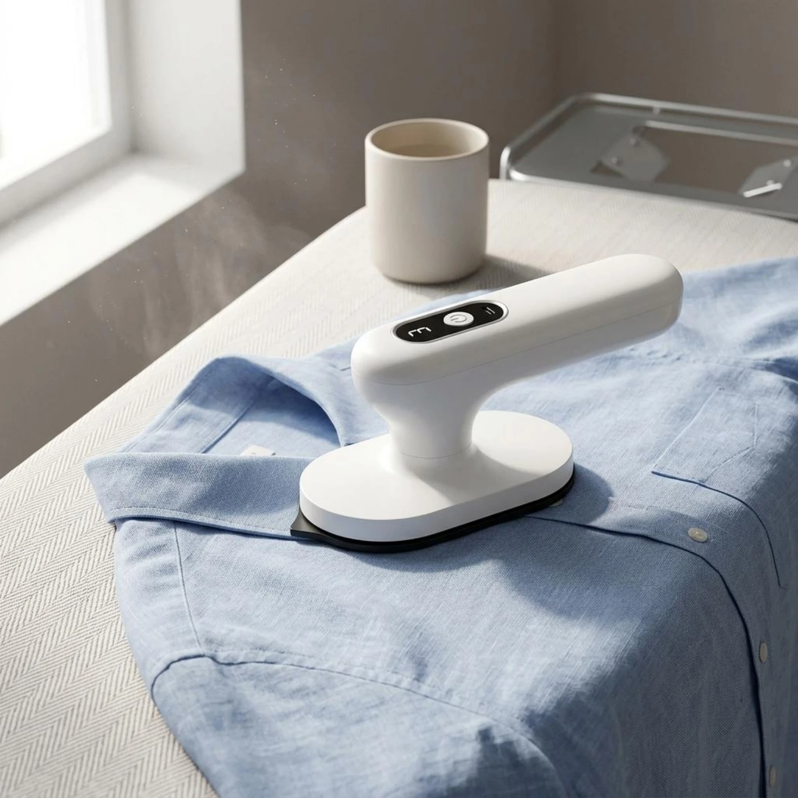 Mini Electric Iron 3-Level Temperature Wireless Mini Iron Small Electric Heat Press Digital Display Home Tool Rechargeable 3