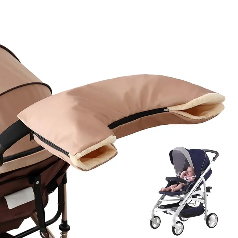 

Варежки на коляску Детские теплые оболочки, мягкие анти-заморозки, варежки для коляски, варежки на коляску для руля колясок и колясок