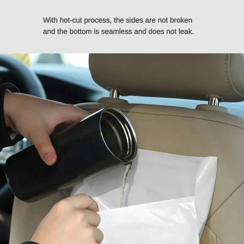 30Pcs Cartoon Capybara Dog Cat Car Disposable Garbage Bag Portable Universal Auto Door Seat Household Desktop Trash Can