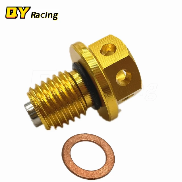 M12xP 1,5 Magnetische Öl Ablauf Stecker Bolzen Schraube Für Yamaha YZF-R3  YZF-R25 MT-03 MT-25 YZ250 YZ250X XT250X WR250R WR250X Serow 250 - AliExpress