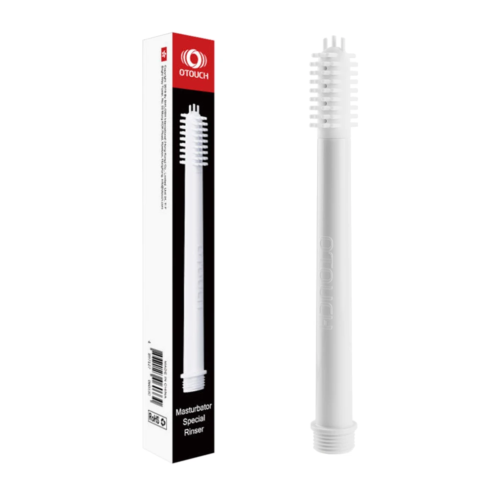 OTOUCH Specialized Male Masturbator Cup Rinser Silicone Brush Sex Toy Cleaner Showerhead Connected Clean The Inside