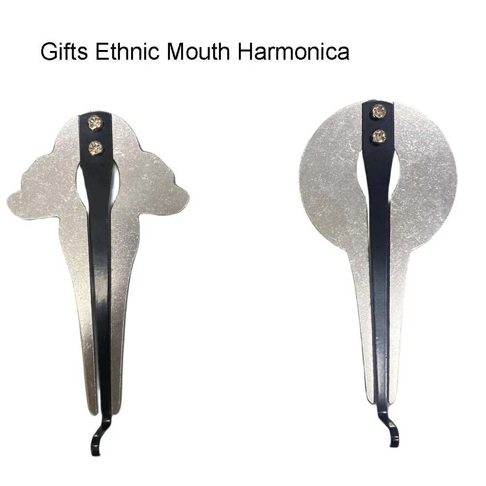 Harp musical instrument Portable Jaw Harp Jews Harp Ethnic Mouth Russian Musical Harmonica Beginner Gift Stainless Musical Instruments Accesseries