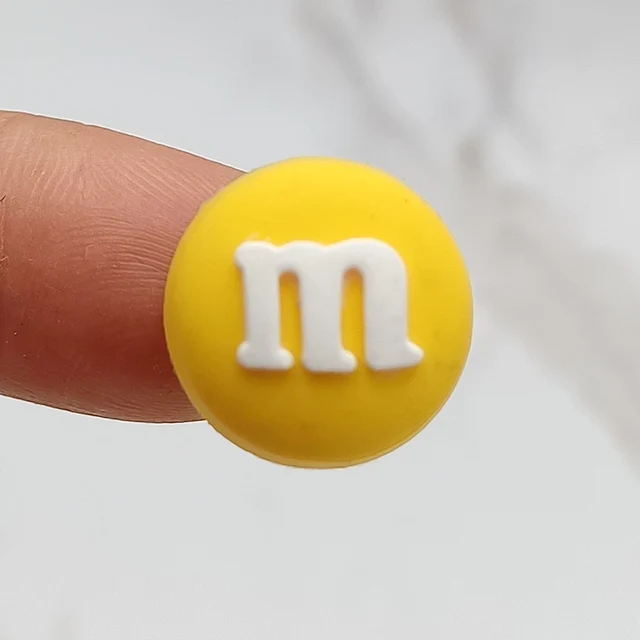 Single Sale 1Pcs PVC Shoe Charms Accessories Funny DIY Chocolate Beans Shoes Buttons Decoration Jibz For Croc Charms Kids Gift D