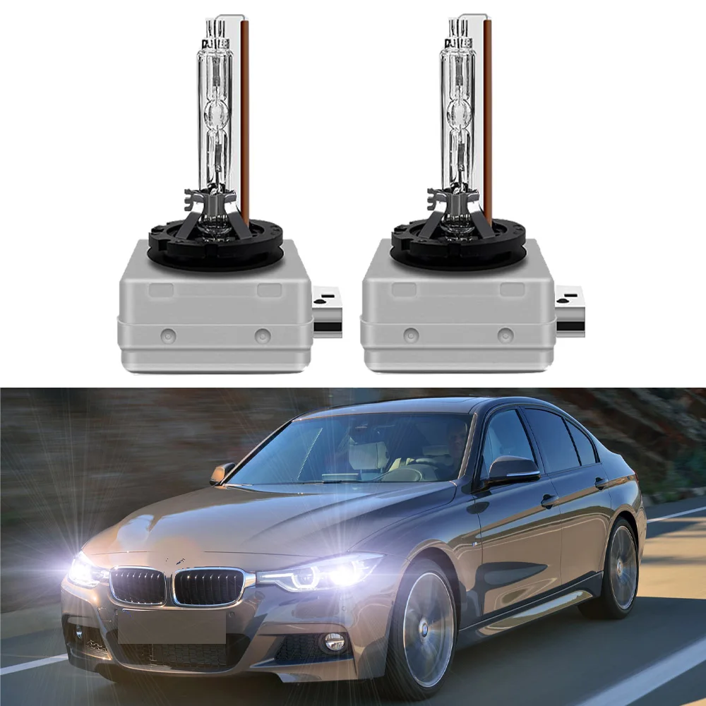 

For BMW 3 Series F30 F80 2011-2018 6000K HID Xenon Headlight Bulb High Low Beam (Only fit original bulb is Xenon）