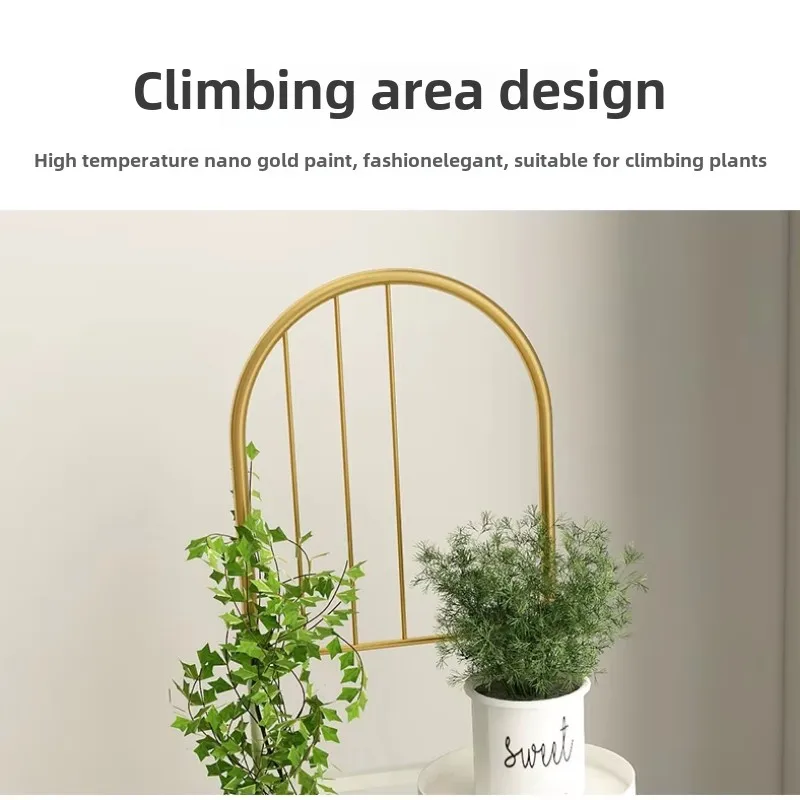 Stylish Multi-Tier Iron Plant Stand for Living Room Balcony Indoor Use Perfect for Green Plants Flower Pots and Home Decor
