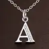 Letter pendant necklace