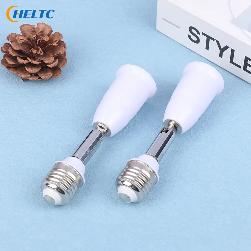 1pc Universal E27 To E27 Holder Extender For Socket Adjustable To Base Converter For Screw Bulb Extension Adapter