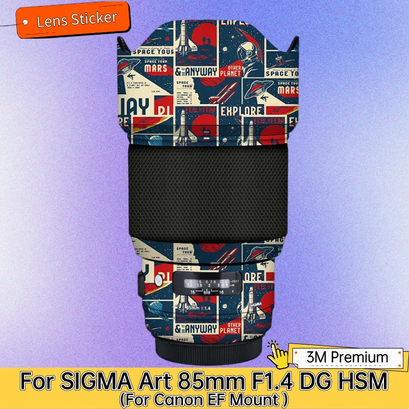 

Для SIGMA Art 85 мм F1.4 DG HSM для Canon EF Mount наклейка на рассеиватель защитная наклейка защита от царапин пленка ART85 F/1,4