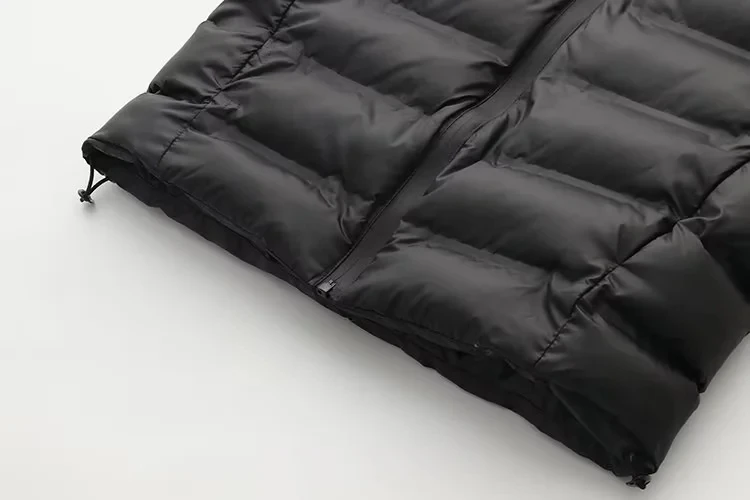 Women's Parkas Vests Jackets Coat Black Outwear Sleeveless Top With Zipper zarftrafins Woman Coat Chaqueta Acolchada Ladies Top