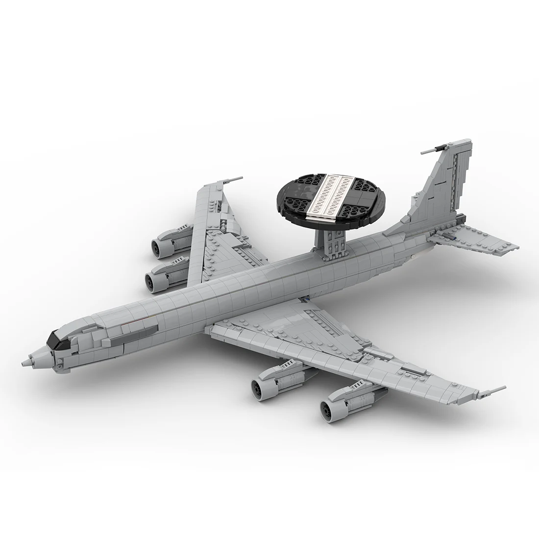 

Authorized MOC-128557 1/80 E-3 Sentry Large Jet Military Early-warning Aircraft Model Building Blocks Toys Set (1700PCS)