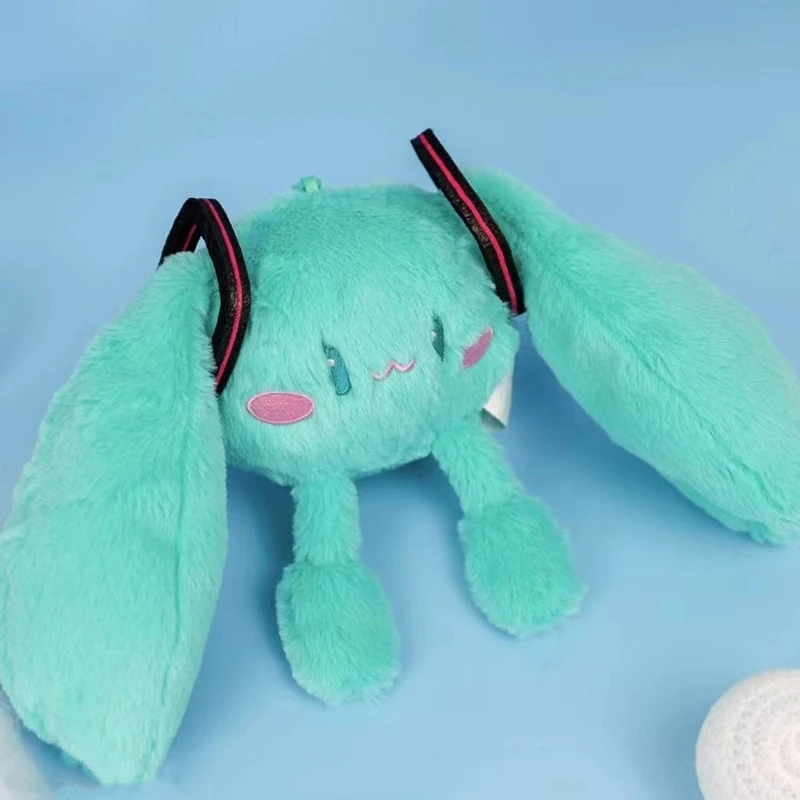 15Cm Smile Hatsune Miku Ciondolo Peluche Cute Close Eyes Ciondolo Miku Hatsune Zaino Portachiavi Bemoe