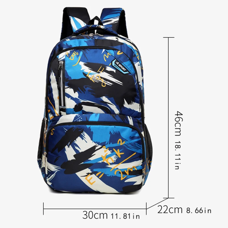 Casual large-capacity backpack with laptop compartment | Travel & business commuter bag