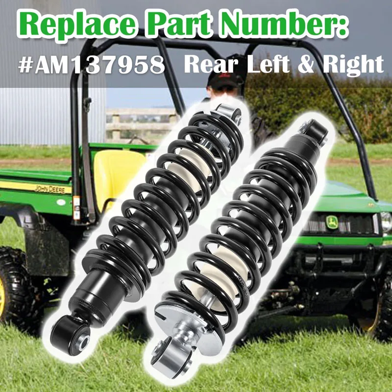 Am137958 Ammortizzatori Posteriori A Molla Elicoidale 2 Pezzi Per John Deere Gator Hpx, Hpx 615E 815E/Gator Xuv620I 4X 4/Gator Xuv850D 4X