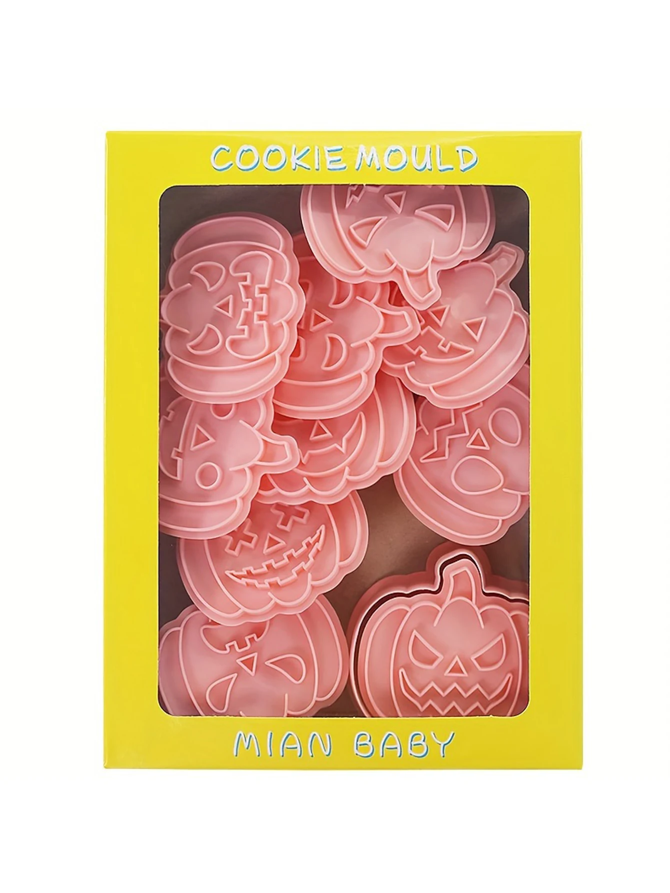 Description Picture 6 of item10Pcs/Set Halloween Cartoon Cookie Mold Pumpkin Ghost Cookie Cutting Mold Sugar Flipping Baking Press Tool