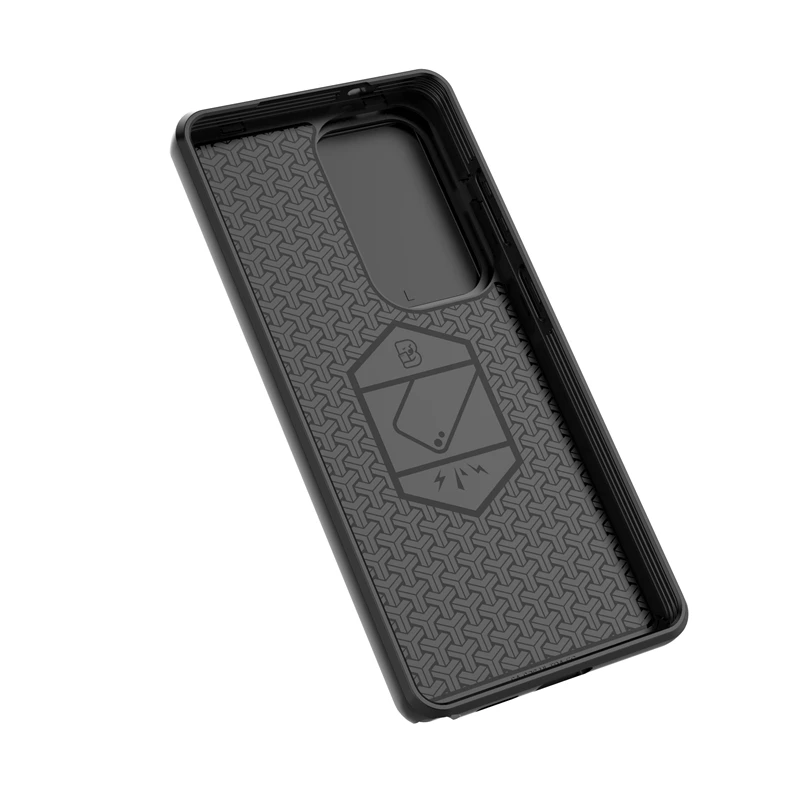 Enhanced Lens Sliding Window Shockproof Phone Holder with Magnetic Protector Cover