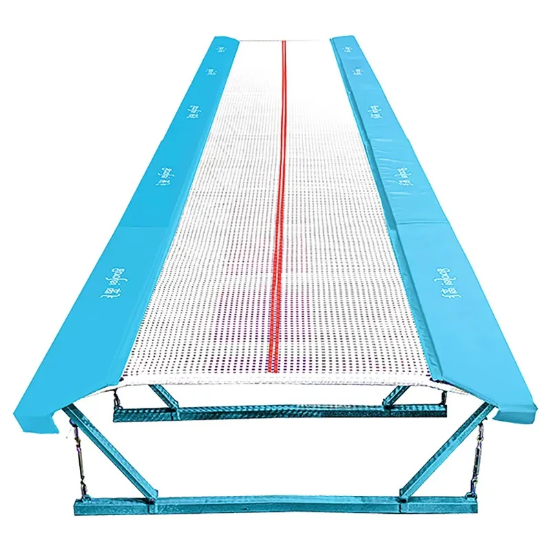 Gaofei Professional Trampoline Tumble Track Long Tumbling Trampoline Track for Gymnastic Training for Competition