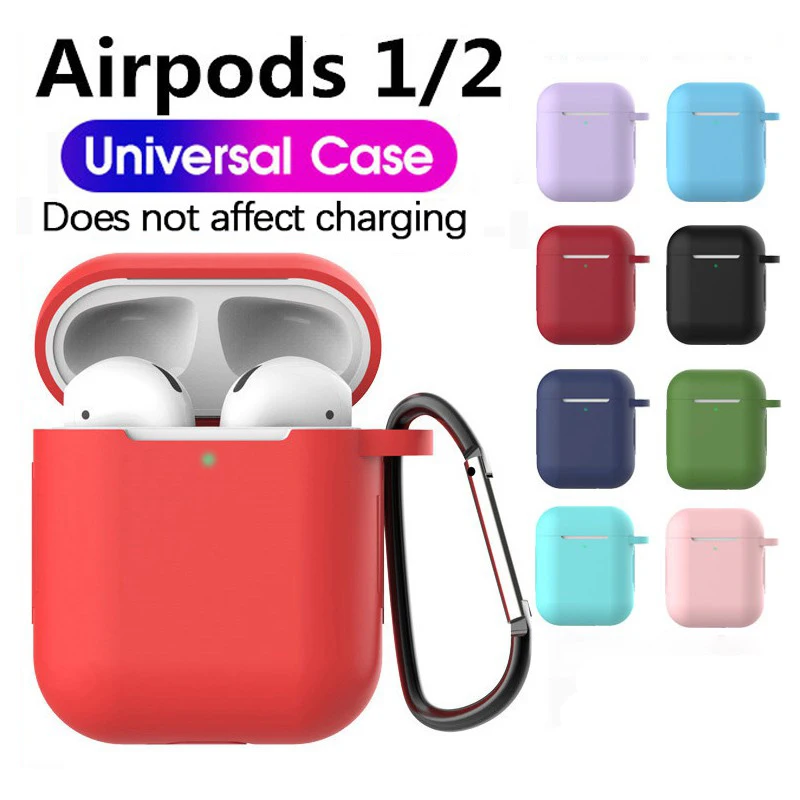 Custodia Per Airpods Custodia Protettiva In Silicone Morbido Custodia Per Airpods Custodia Per Airpods In Gomma Colorata Compatibile Per Airpods Gen 1
